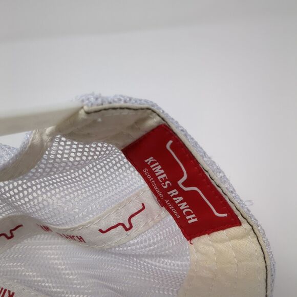 Kimes Ranch Snapback Mesh Back Trucker Hat Gray One Size Embroidered - Picture 8 of 9